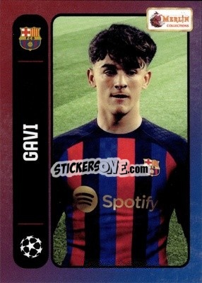 Sticker Gavi - Heritage 98 UCC Season 2022-2023 - Topps Merlin