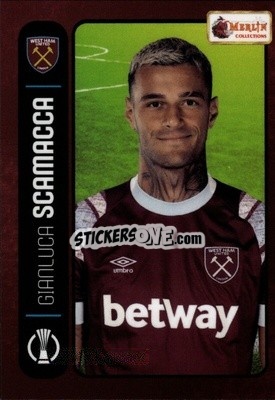 Sticker Gianluca Scamacca - Heritage 98 UCC Season 2022-2023 - Topps Merlin