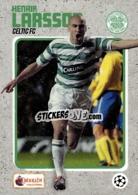 Sticker Henrik Larsson - Heritage 98 UCC Season 2022-2023 n. 170 - Topps Merlin