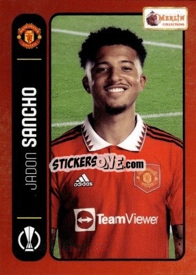 Sticker Jadon Sancho - Heritage 98 UCC Season 2022-2023 n. 81 - Topps Merlin