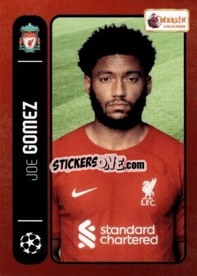Sticker Joe Gomez - Heritage 98 UCC Season 2022-2023 n. 124 - Topps Merlin