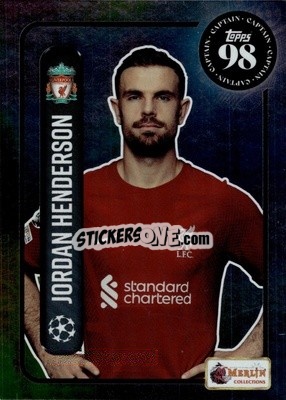 Sticker Jordan Henderson - Heritage 98 UCC Season 2022-2023 - Topps Merlin