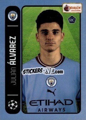 Sticker Julian Alvarez - Heritage 98 UCC Season 2022-2023 n. 58 - Topps Merlin