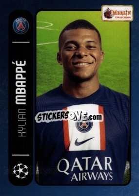 Sticker Kylian Mbappe - Heritage 98 UCC Season 2022-2023 n. 67 - Topps Merlin