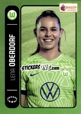 Sticker Lena Oberdorf - Heritage 98 UCC Season 2022-2023 - Topps Merlin