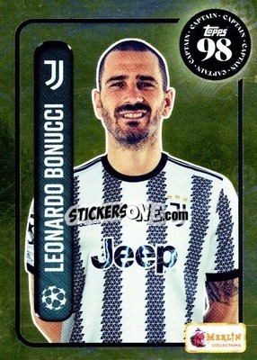 Sticker Leonardo Bonucci - Heritage 98 UCC Season 2022-2023 - Topps Merlin