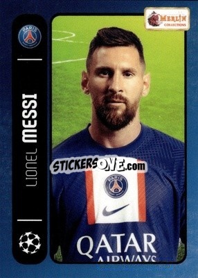 Sticker Lionel Messi - Heritage 98 UCC Season 2022-2023 n. 66 - Topps Merlin