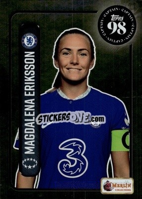 Sticker Magdalena Eriksson - Heritage 98 UCC Season 2022-2023 - Topps Merlin