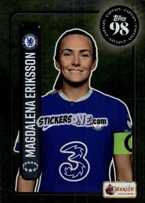 Sticker Magdalena Eriksson - Heritage 98 UCC Season 2022-2023 n. 144 - Topps Merlin
