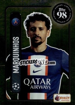 Figurina Marquinhos - Heritage 98 UCC Season 2022-2023 - Topps Merlin