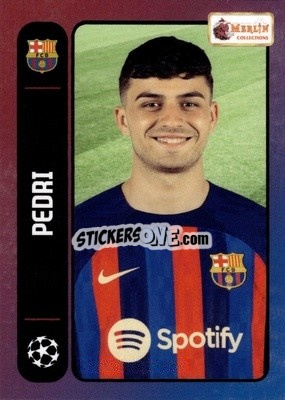 Figurina Pedri - Heritage 98 UCC Season 2022-2023 - Topps Merlin