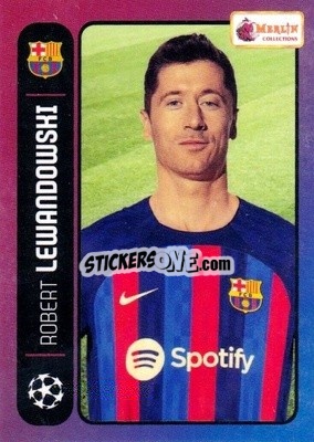 Sticker Robert Lewandowski - Heritage 98 UCC Season 2022-2023 - Topps Merlin