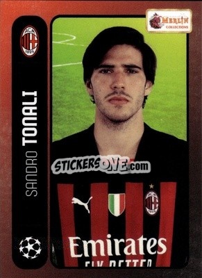 Sticker Sandro Tonali - Heritage 98 UCC Season 2022-2023 n. 106 - Topps Merlin