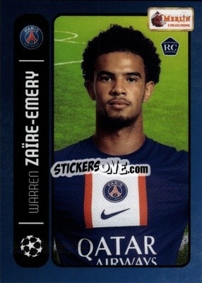 Sticker Warren Zaire-Emery - Heritage 98 UCC Season 2022-2023 n. 108 - Topps Merlin