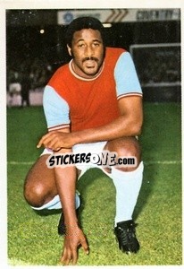 Sticker Clyde Best - The Wonderful World of Soccer Stars 1974-1975 - FKS