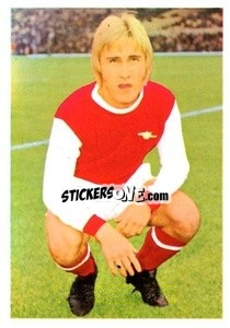 Figurina David Price - The Wonderful World of Soccer Stars 1974-1975 n. 9 - FKS