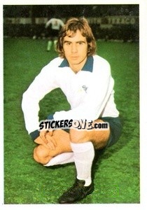Figurina Geoff Bourne - The Wonderful World of Soccer Stars 1974-1975 n. 89 - FKS
