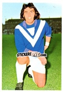 Sticker Gerry Francis - The Wonderful World of Soccer Stars 1974-1975 - FKS