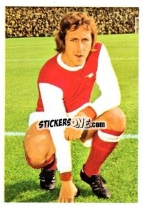Sticker John Radford - The Wonderful World of Soccer Stars 1974-1975 n. 10 - FKS