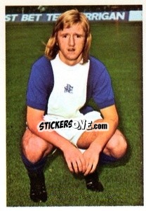 Cromo Kenny Burns - The Wonderful World of Soccer Stars 1974-1975 - FKS