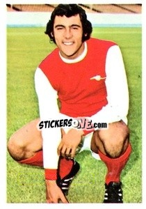 Sticker Ray Kennedy - The Wonderful World of Soccer Stars 1974-1975 n. 6 - FKS