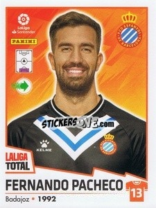 Sticker Fernando Pacheco - LaLiga Total 2022-2023 n. 179 - Panini
