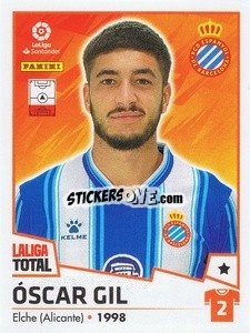 Cromo Óscar Gil - LaLiga Total 2022-2023 - Panini