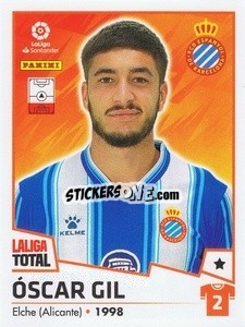 Figurina Óscar Gil - LaLiga Total 2022-2023 - Panini