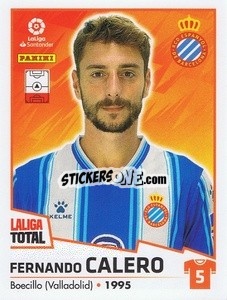 Cromo Calero - LaLiga Total 2022-2023 - Panini