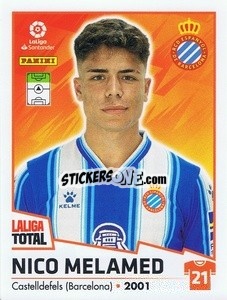 Sticker Nico Melamed - LaLiga Total 2022-2023 n. 199 - Panini