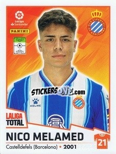 Figurina Nico Melamed - LaLiga Total 2022-2023 - Panini