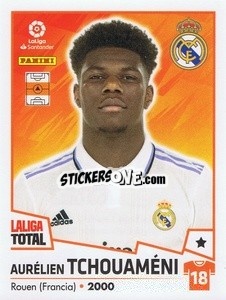 Sticker Tchouaméni - LaLiga Total 2022-2023 n. 254 - Panini