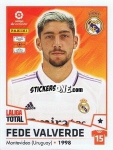 Cromo Fede Valverde - LaLiga Total 2022-2023 n. 258 - Panini