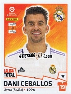 Figurina Dani Ceballos - LaLiga Total 2022-2023 - Panini