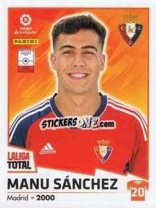 Sticker Manu Sánchez - LaLiga Total 2022-2023 n. 296 - Panini