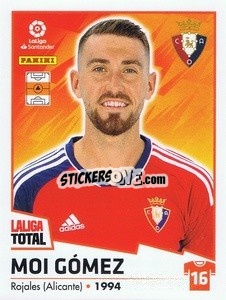 Figurina Moi Gómez - LaLiga Total 2022-2023 - Panini