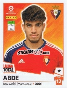 Sticker Abde - LaLiga Total 2022-2023 n. 307 - Panini