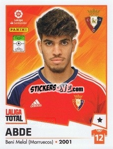 Cromo Abde - LaLiga Total 2022-2023 - Panini