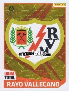 Cromo Escudo Rayo Vallecano - LaLiga Total 2022-2023 - Panini