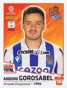 Figurina Gorosabel - LaLiga Total 2022-2023 - Panini