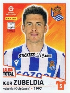 Figurina Zubeldia - LaLiga Total 2022-2023 n. 337 - Panini