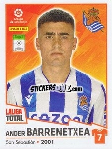 Cromo Barrenetxea - LaLiga Total 2022-2023 n. 351 - Panini