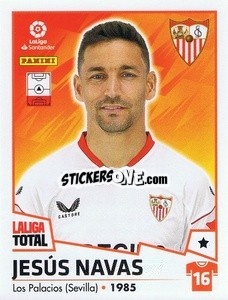 Cromo Jesús Navas - LaLiga Total 2022-2023 - Panini