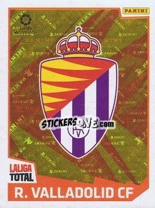 Cromo Escudo R. Valladolid CF - LaLiga Total 2022-2023 - Panini