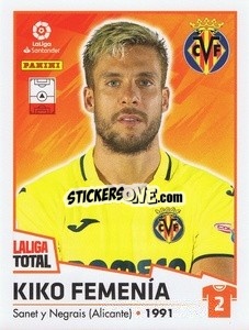 Cromo Kiko Femenía - LaLiga Total 2022-2023 - Panini