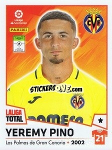 Figurina Yeremy Pino - LaLiga Total 2022-2023 - Panini