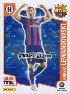 Sticker Lewandowski (FC Barcelona) - LaLiga Total 2022-2023 n. 455 - Panini