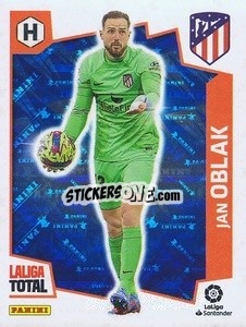 Sticker Oblak (Atlético de Madrid) - LaLiga Total 2022-2023 n. 458 - Panini