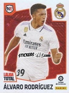 Cromo Álvaro Rodríguez (Real Madrid) - LaLiga Total 2022-2023 n. 467 - Panini