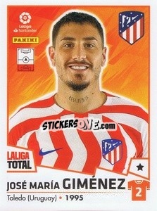 Sticker Giménez - LaLiga Total 2022-2023 n. 50 - Panini
